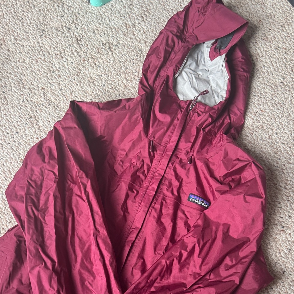Patagonia Maroon Hooded Jacket